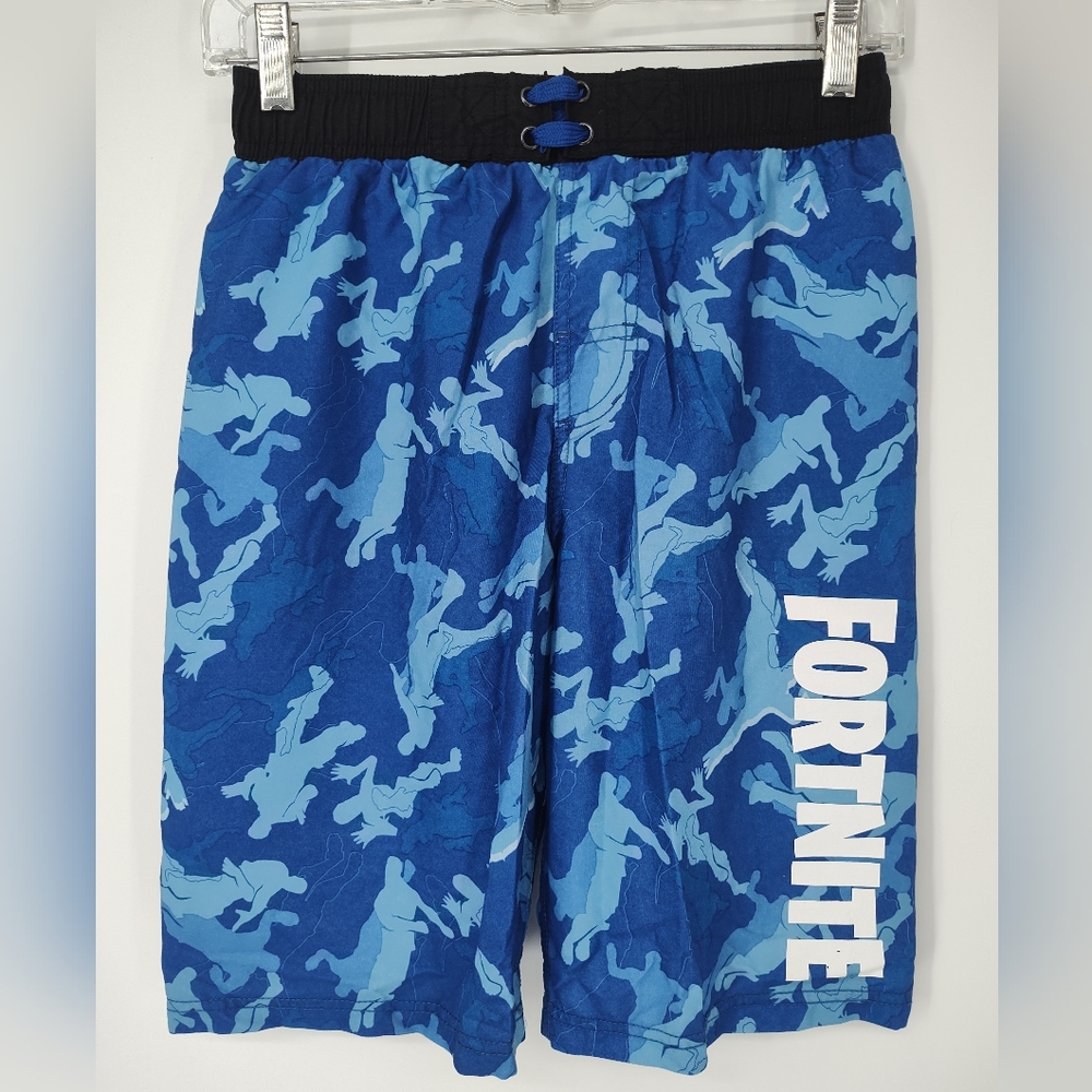 Fortnite Blue Boys Swim Shorts Size Large